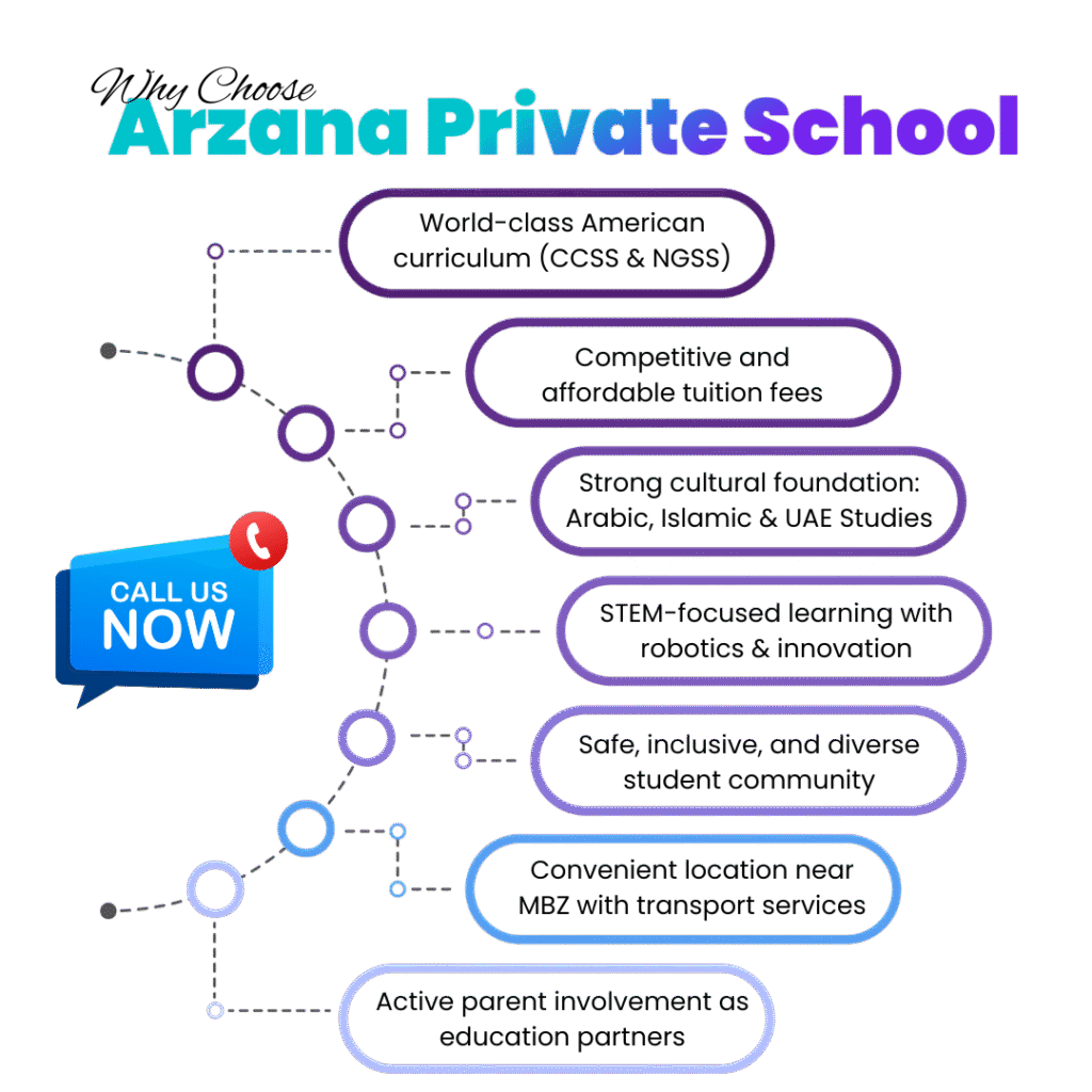 American school near MBZ